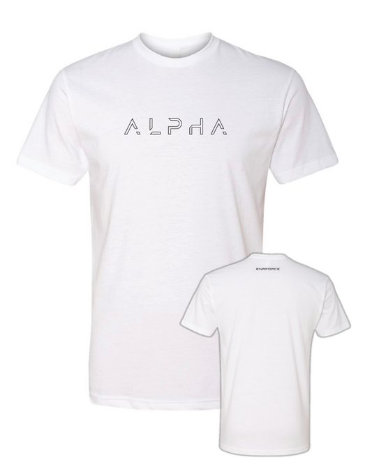 White Alpha - Tee (4948307771474)